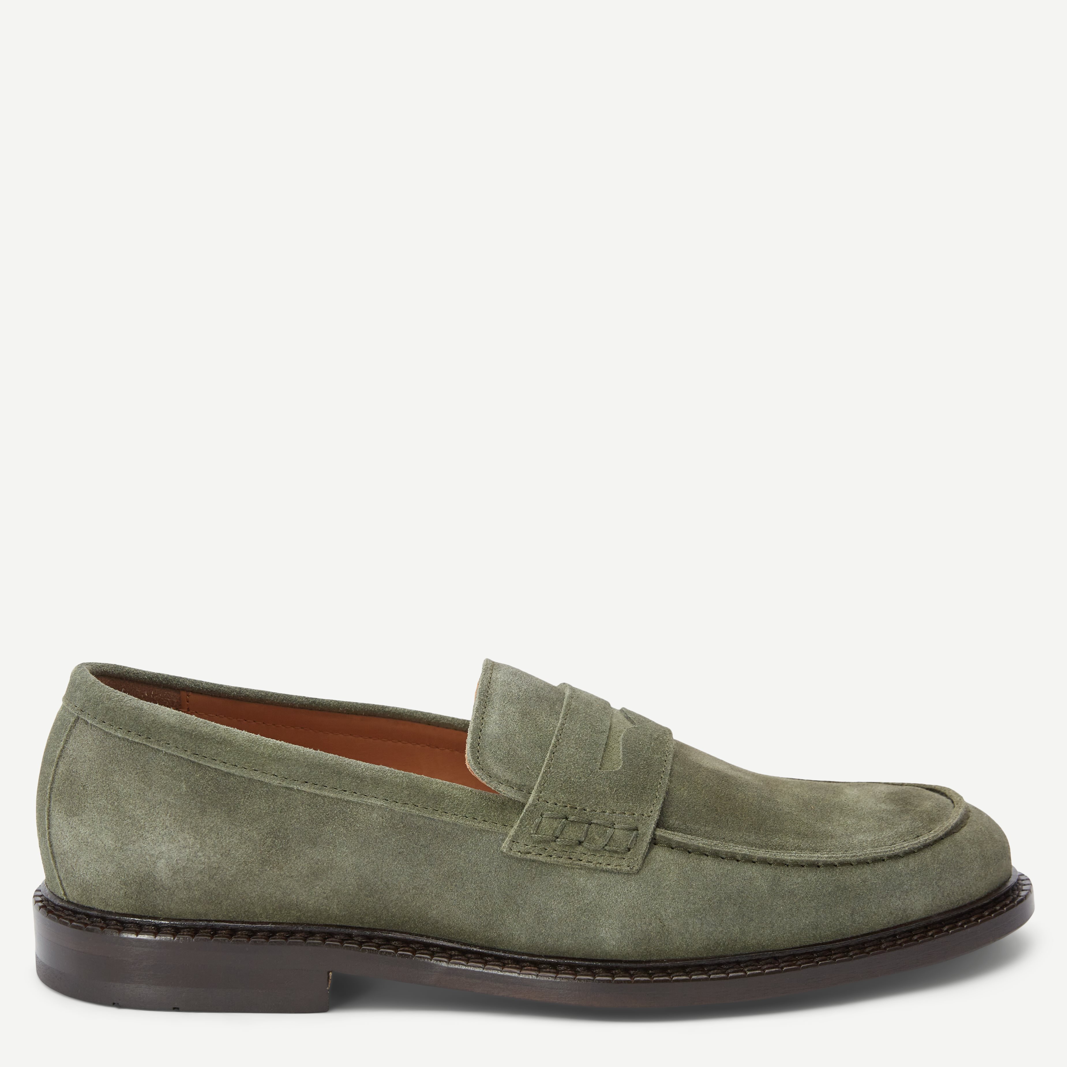 Ahler Shoes 30859 SUEDE LOAFER Green