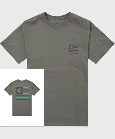 Carhartt WIP T-shirts S/S MEDLEY STATE I030169 Grøn