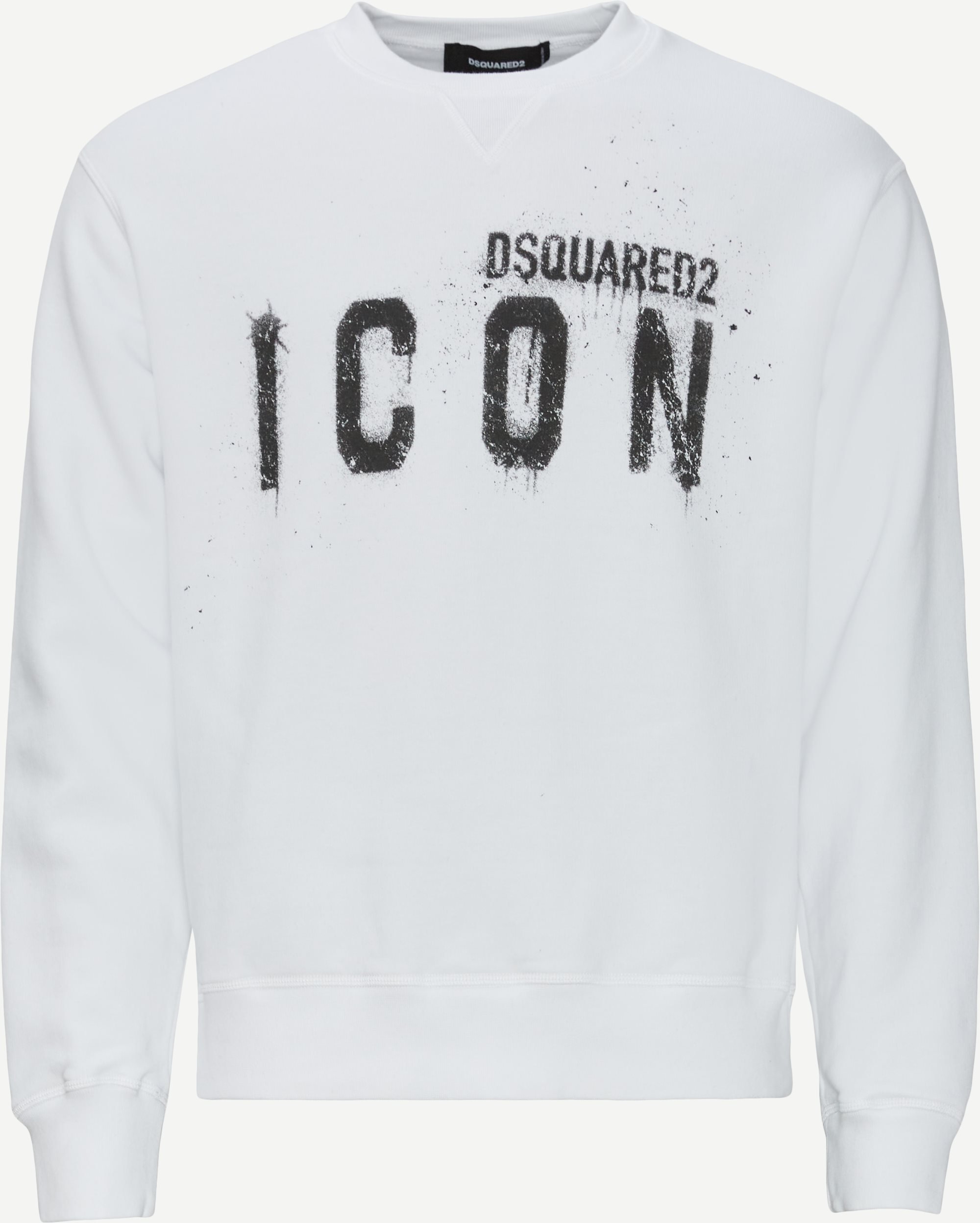 Icon Spray Sweatshirt - Sweatshirts - Regular fit - Hvid