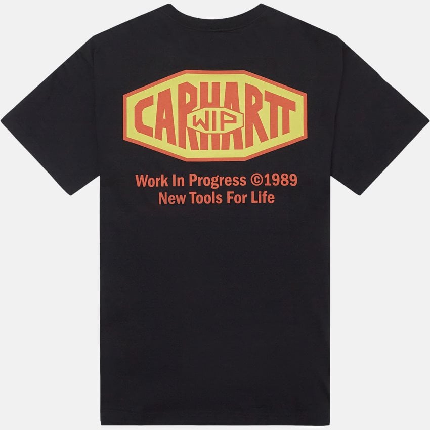 Carhartt WIP T-shirts S/S NEW TOOLS I030664 BLACK
