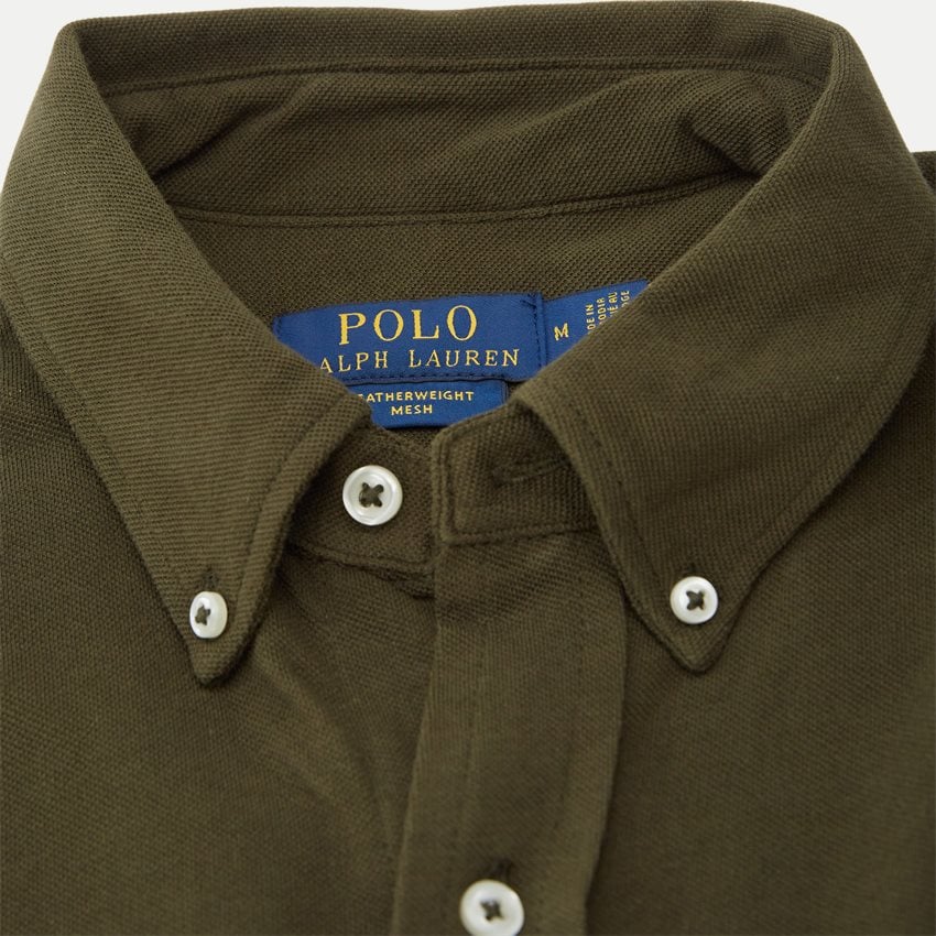 Polo Ralph Lauren Skjorter 710798291 AW22 OLIVEN
