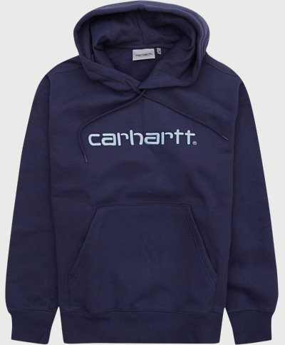 Carhartt WIP Sweatshirts HOODED CARHARTT SWEAT I030230 Blå