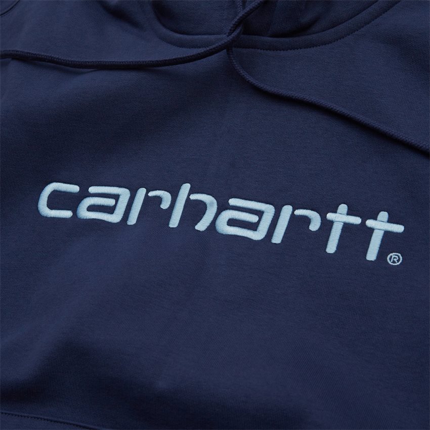 Carhartt WIP Sweatshirts HOODED CARHARTT SWEAT I030230 ENZIAN