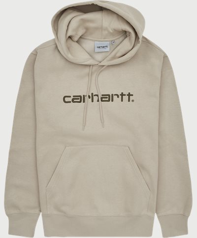 Carhartt WIP Sweatshirts HOODED CARHARTT SWEAT I030230 Sand