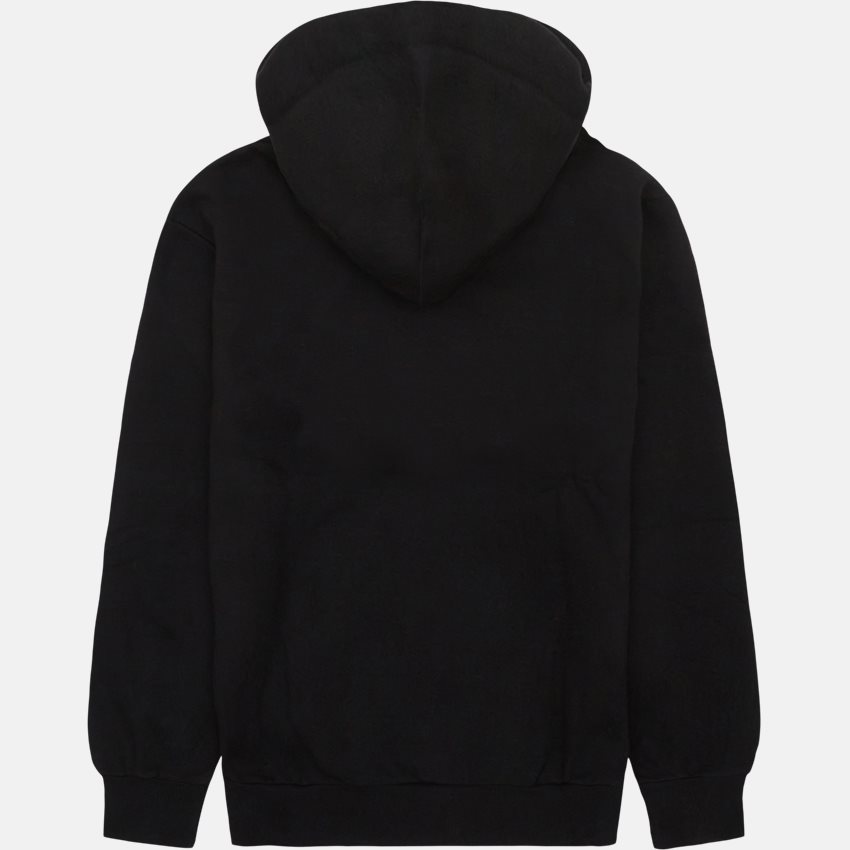 Carhartt WIP Sweatshirts HOODED HAPPY I031018 BLACK