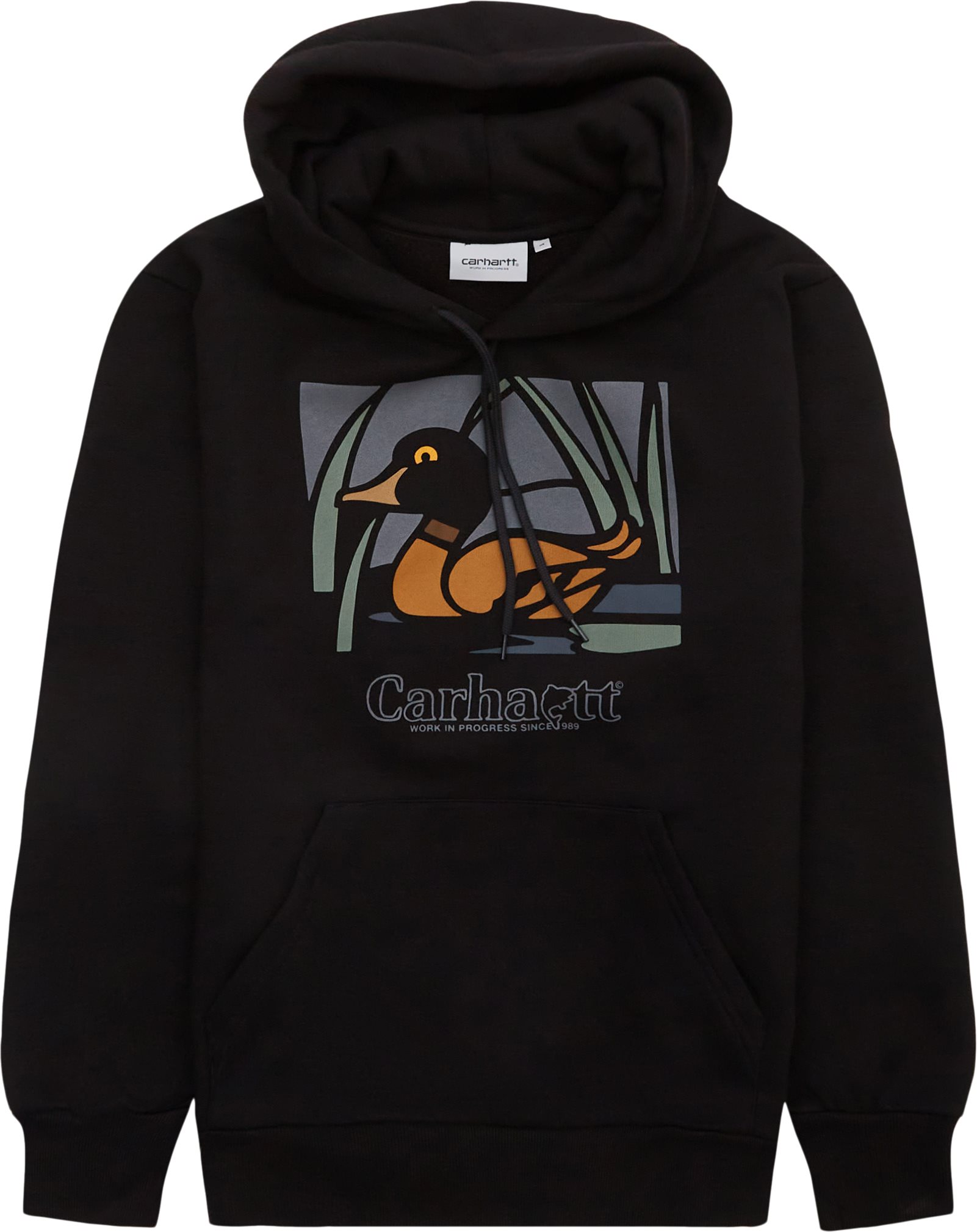 Carhartt WIP Sweatshirts HOODED DUCK I031019 Black