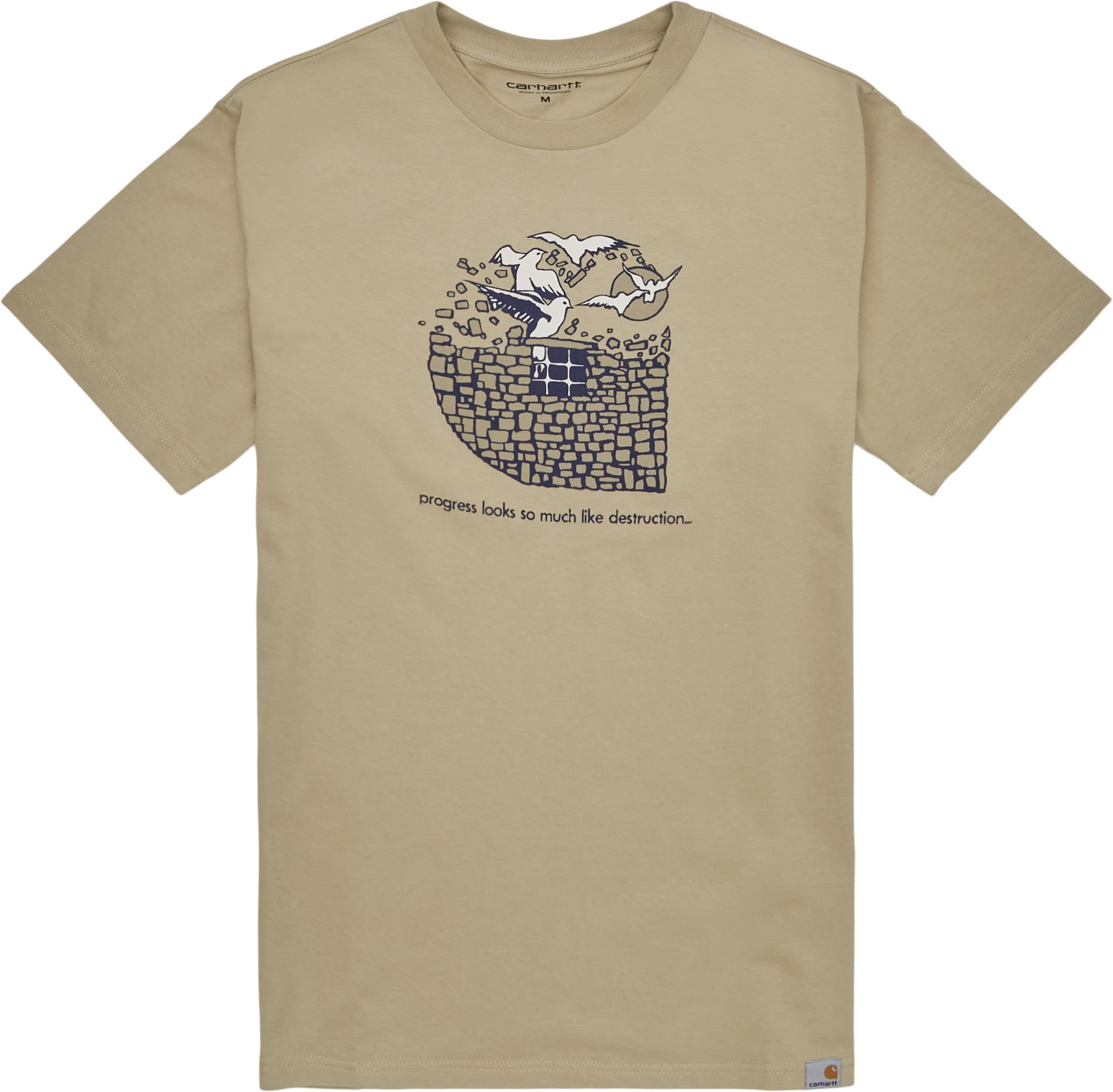Carhartt WIP T-shirts S/S FREEDOM I030977 Sand