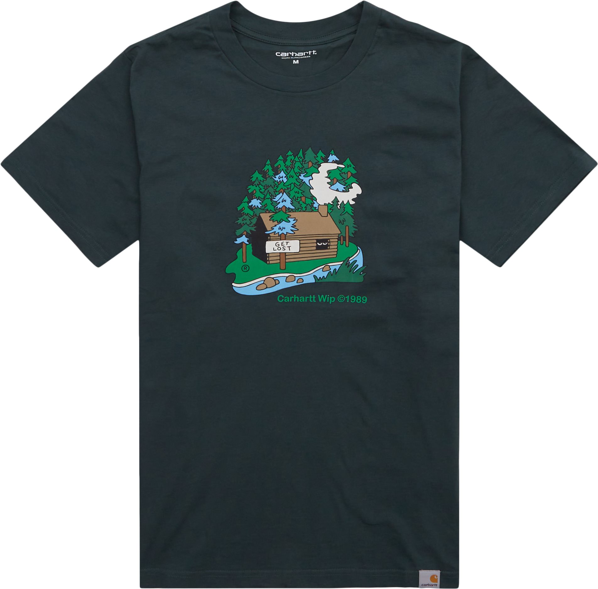 Carhartt WIP T-shirts S/S CABIN I031021 Grön