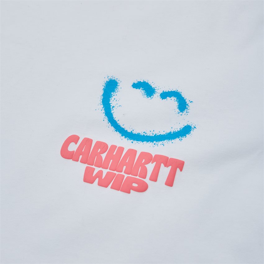 Carhartt WIP T-shirts S/S HAPPY I031023 WHITE