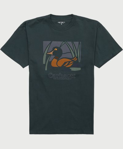 Carhartt WIP T-shirts S/S DUCK I031031 Grön