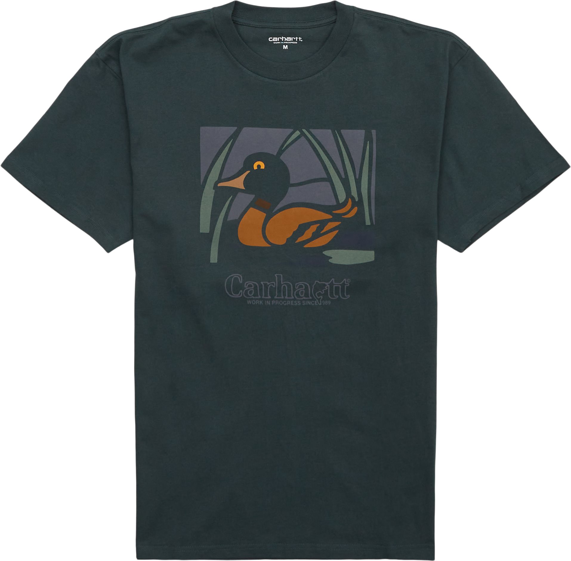Carhartt WIP T-shirts S/S DUCK I031031 Grön