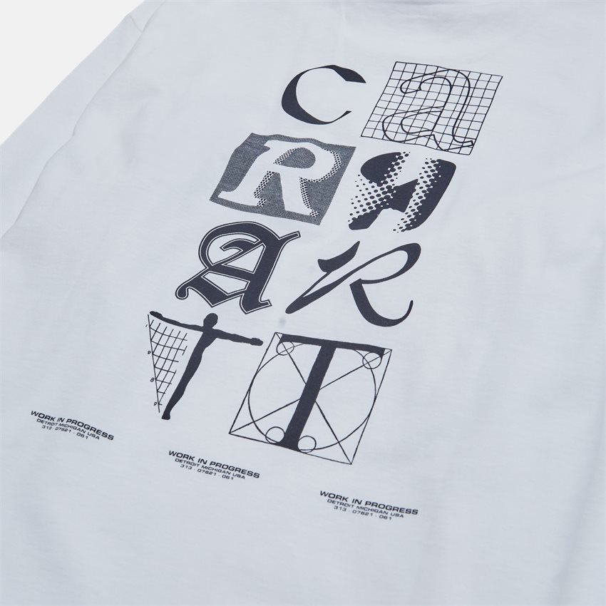 Carhartt WIP T-shirts L/S RATIOS I031001 WHITE