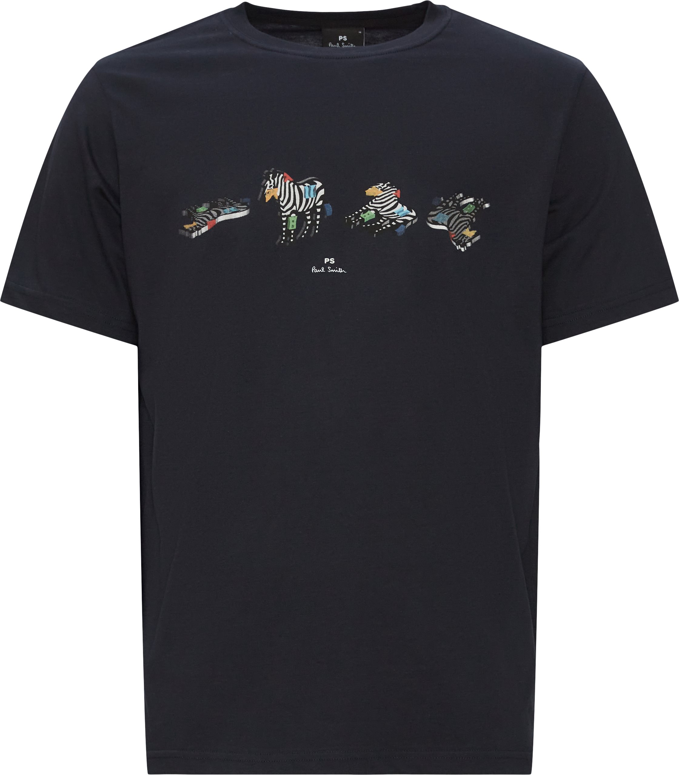 4 Zebras T-shirt - T-shirts - Regular fit - Blå