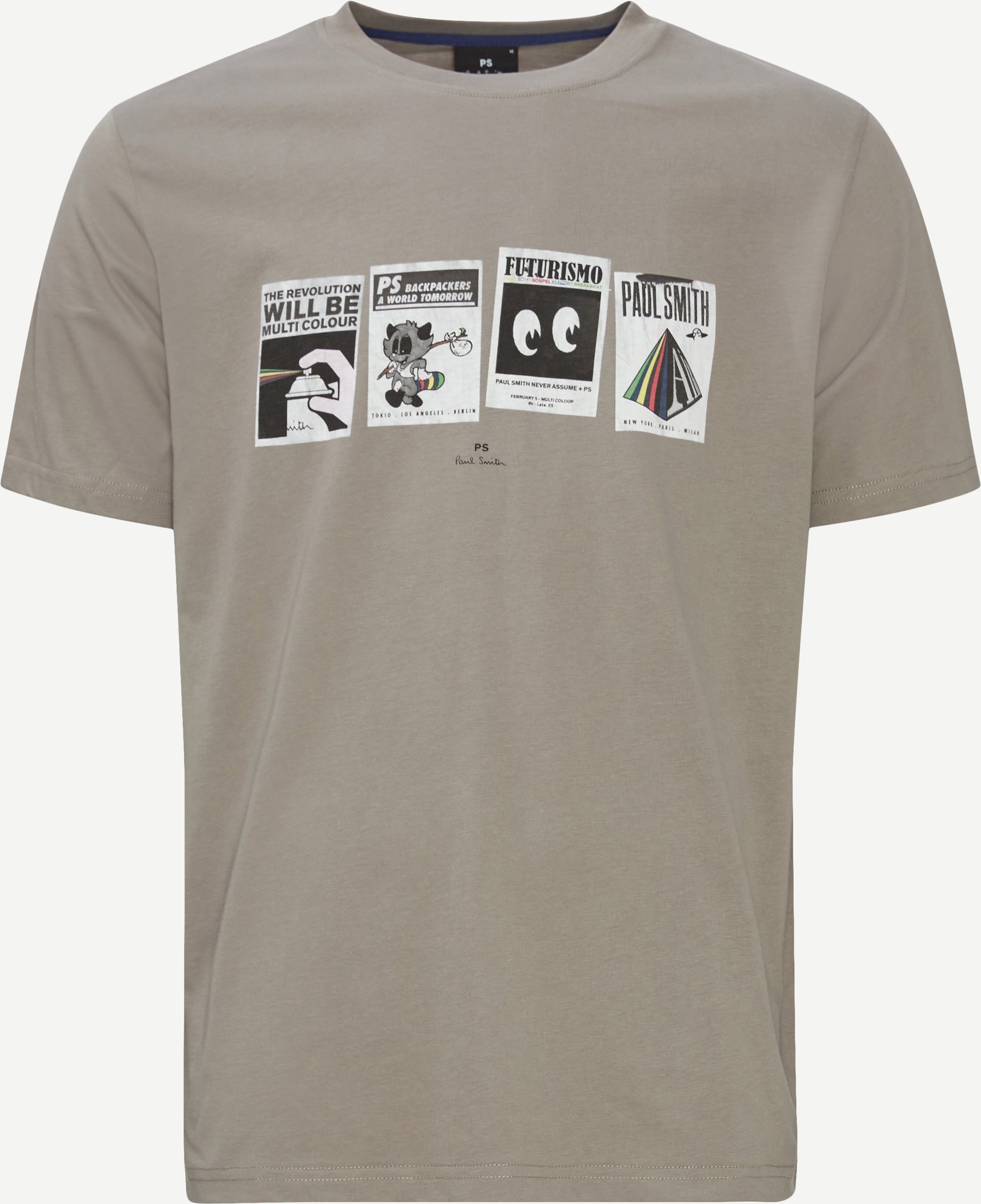 Fututismo T-Shirt - T-shirts - Regular fit - Grå