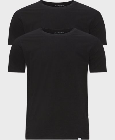 Les Deux T-shirts LES DEUX BASIC 2PK T-SHIRT LDM100002 Sort