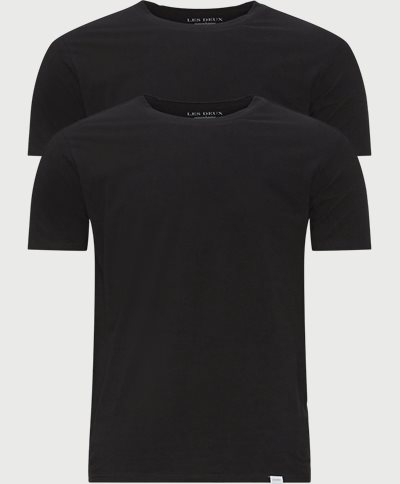 Les Deux T-shirts LES DEUX BASIC 2PK T-SHIRT LDM100002 Black