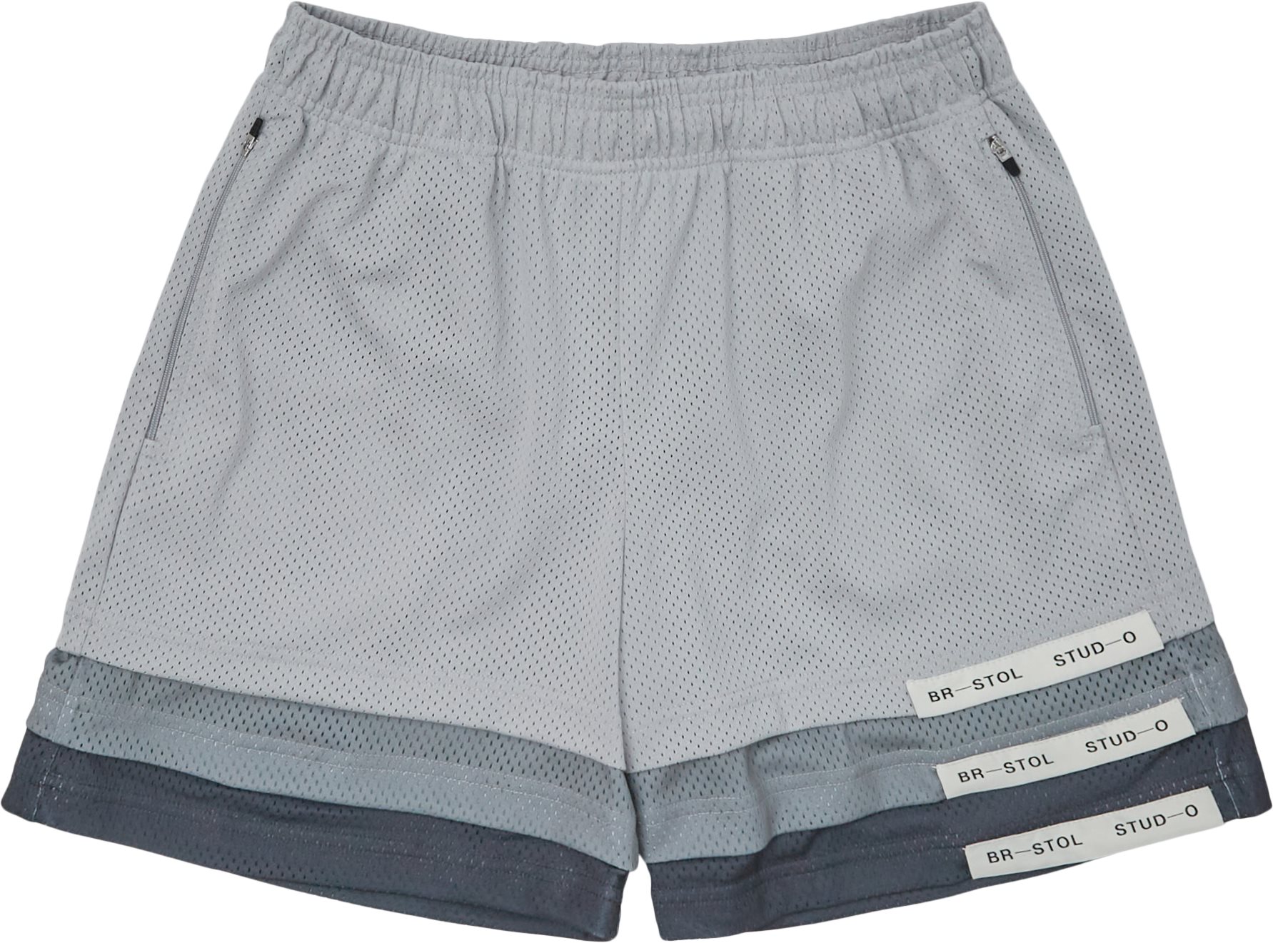 Triple Hem Shorts - Shorts - Regular fit - Grey