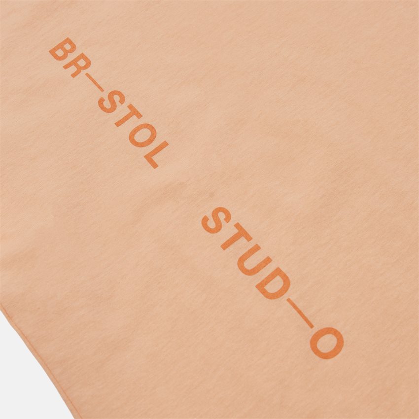 Bristol Studio T-shirts VERTICAL TEAM TEE ORANGE