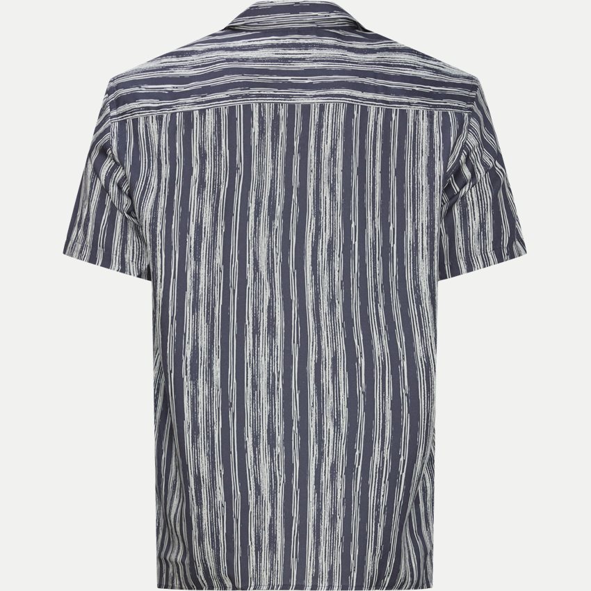 Bruuns Bazaar Shirts WON HOMER STRIPE PRINT SHIRT BBM1507 NAVY