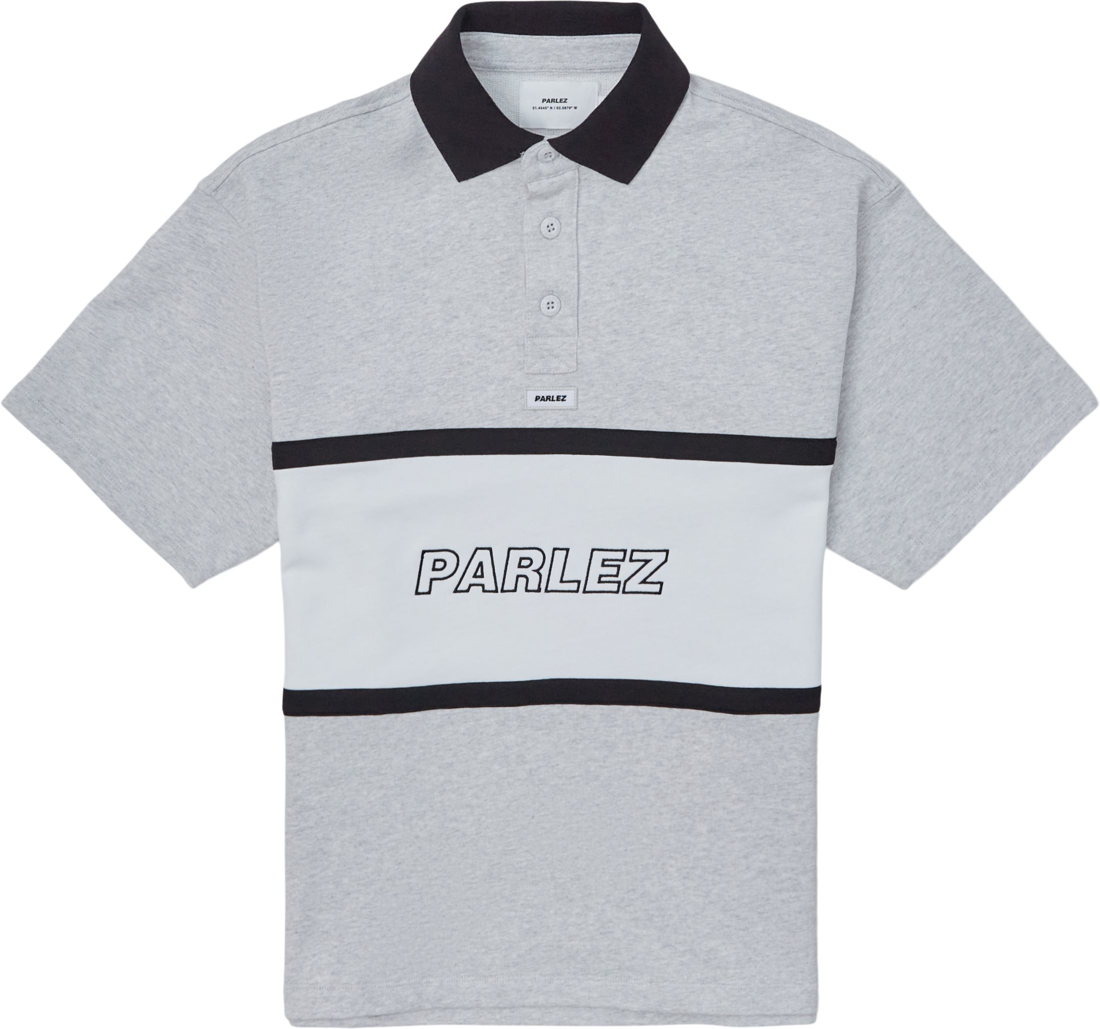 PARLEZ T-shirts BLAKE SS RUGBY POLO Grå