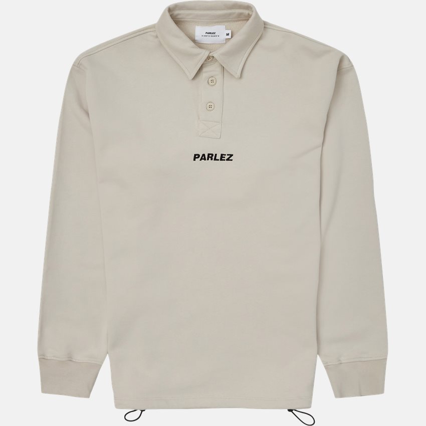 PARLEZ Sweatshirts MALAR RUGBY POLO SHIRT SAND