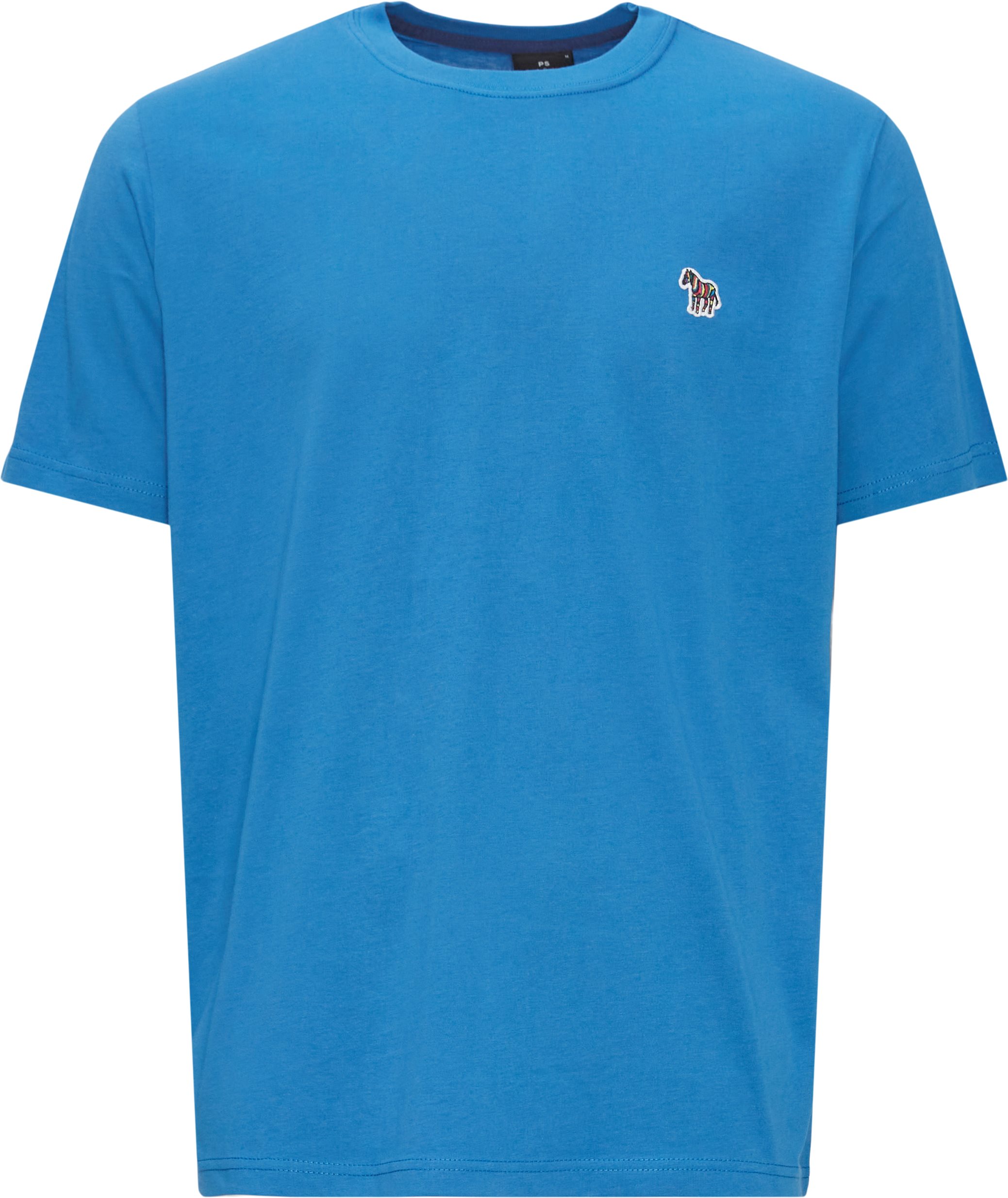 Zebra Badge T-shirt - T-shirts - Regular fit - Blå