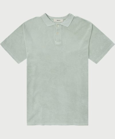 Frottee Polo Tee Oversize fit | Frottee Polo Tee | Grøn