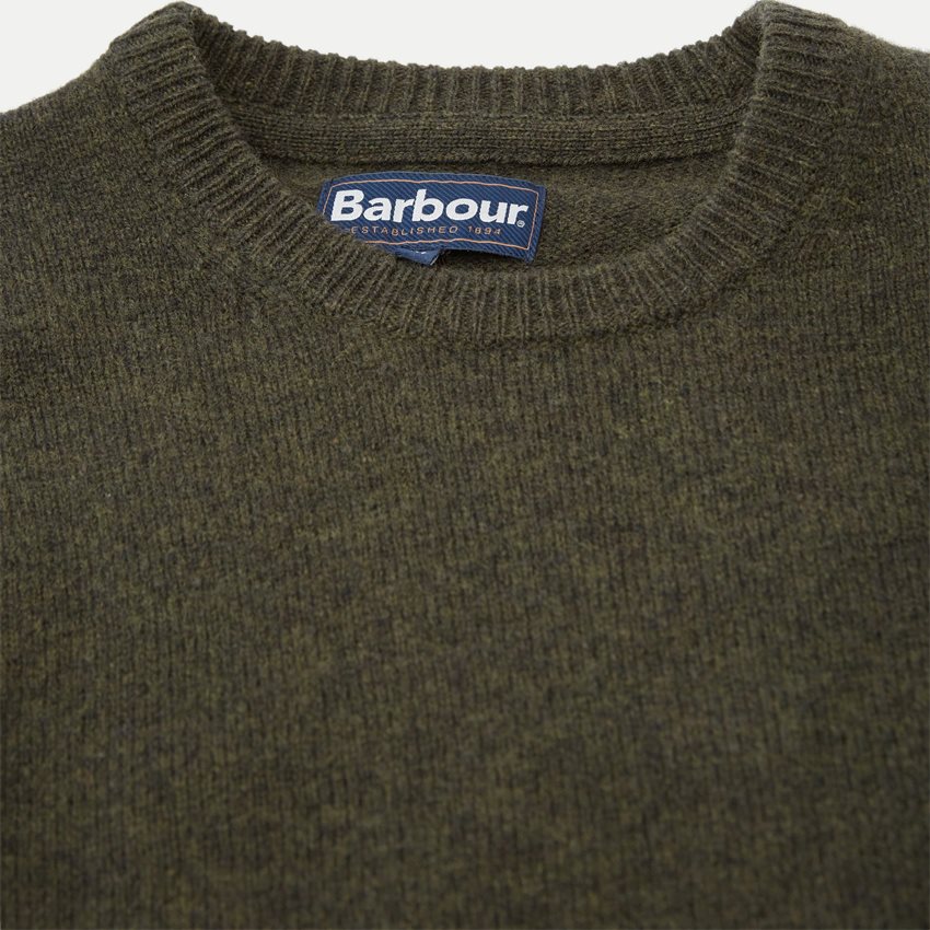 Barbour Strik PATCH CREW AW22 OLIVEN
