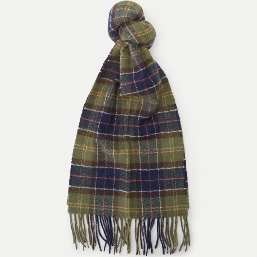 Barbour Scarves TARTAN LAMBSWOOL SCARF OLIVEN