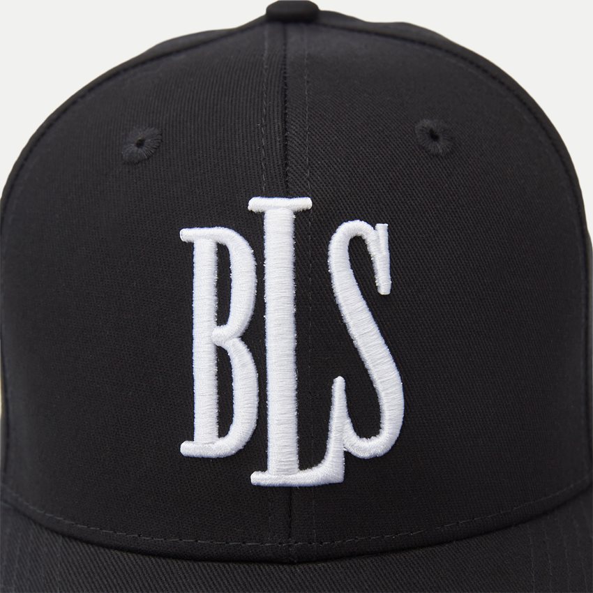 BLS Huer CLASSIC BASEBALL CAP BLACK 99101 SORT/HVID