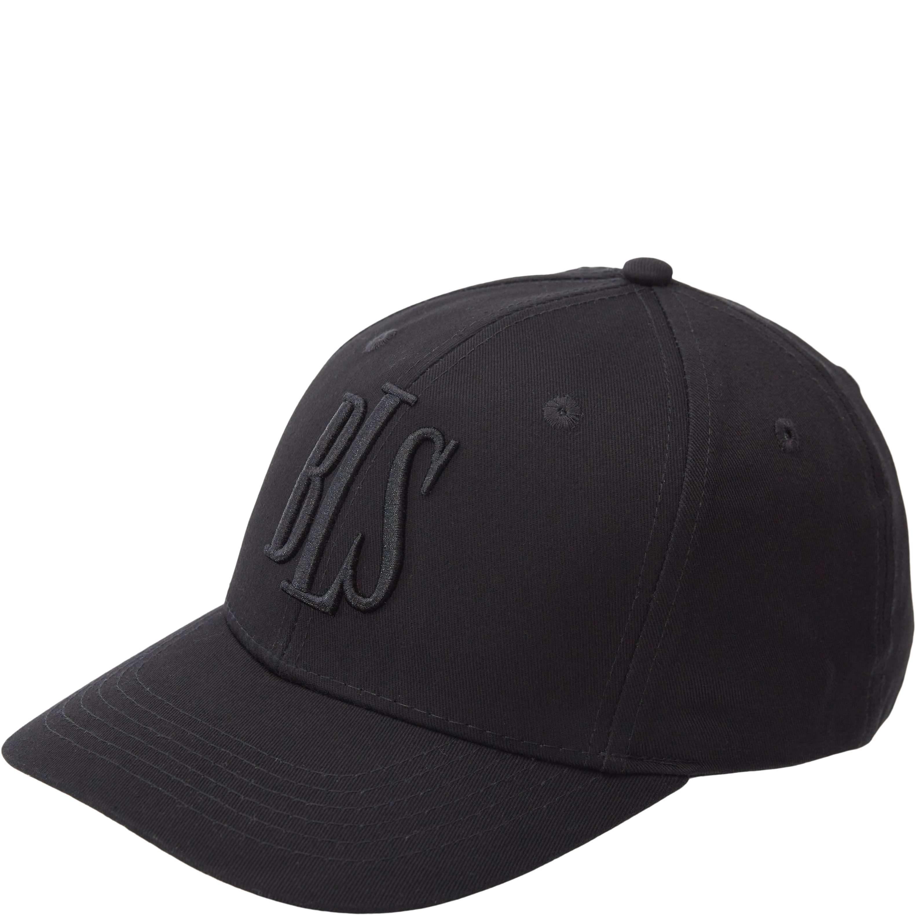 BLS Beanies CLASSIC BASEBALL CAP TONAL BLACK 99103 Black