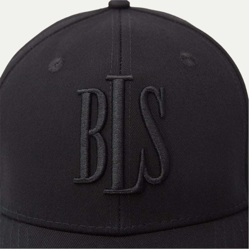 BLS Caps CLASSIC BASEBALL CAP TONAL BLACK 99103 SORT/SORT