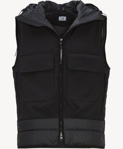 CP Soft Shell Mixed Vest Regular fit | CP Soft Shell Mixed Vest | Black