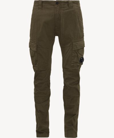 Satin Stretch Cargo Pants Regular fit | Satin Stretch Cargo Pants | Army