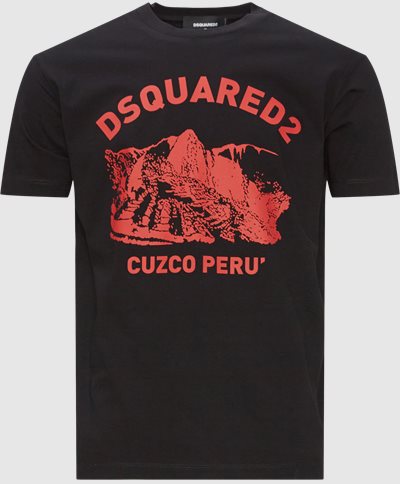 Dsquared2 T-shirts S74GD1029 S23009 Sort