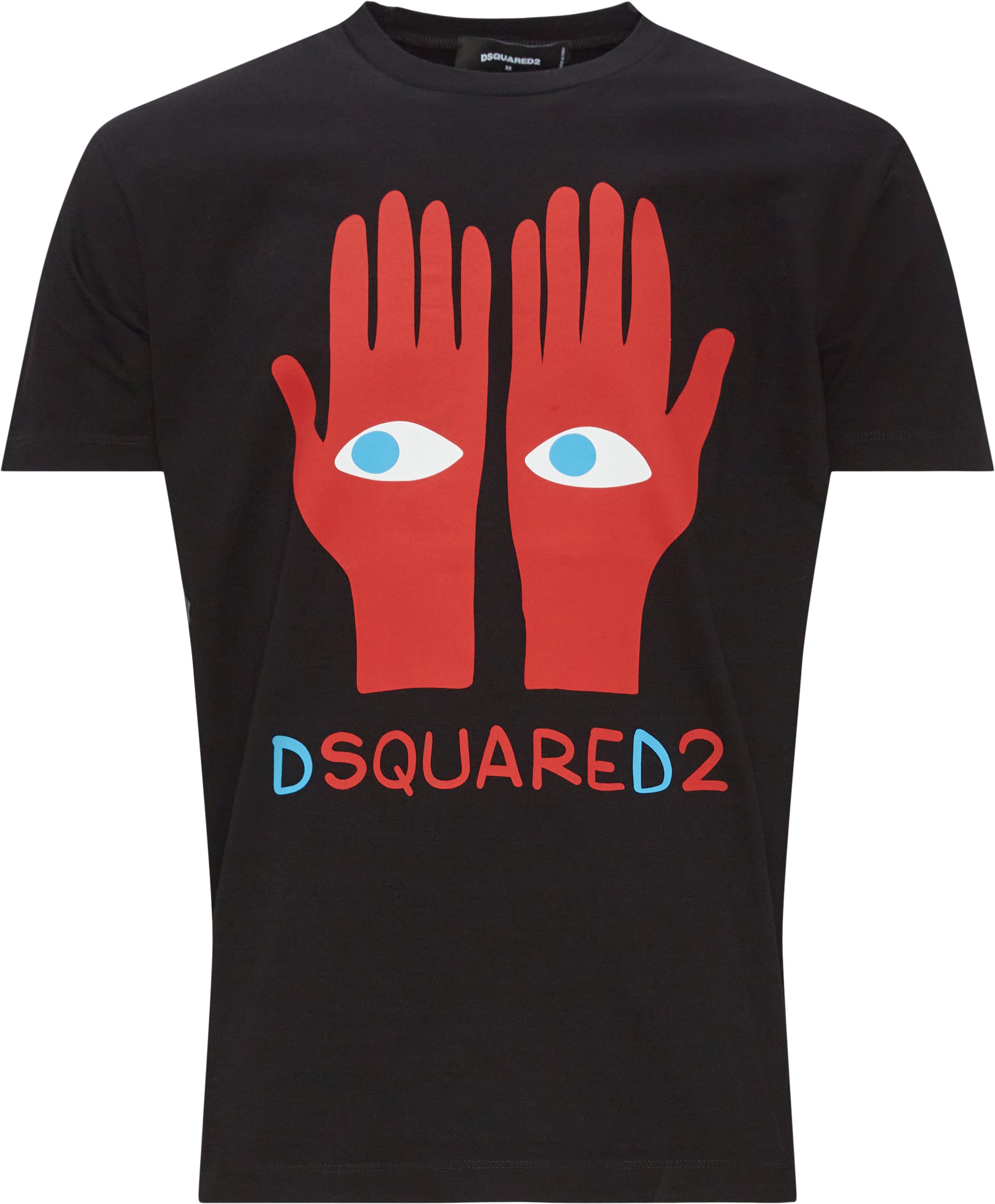 Dsquared2 T-shirts S74GD1034 S23009 Sort