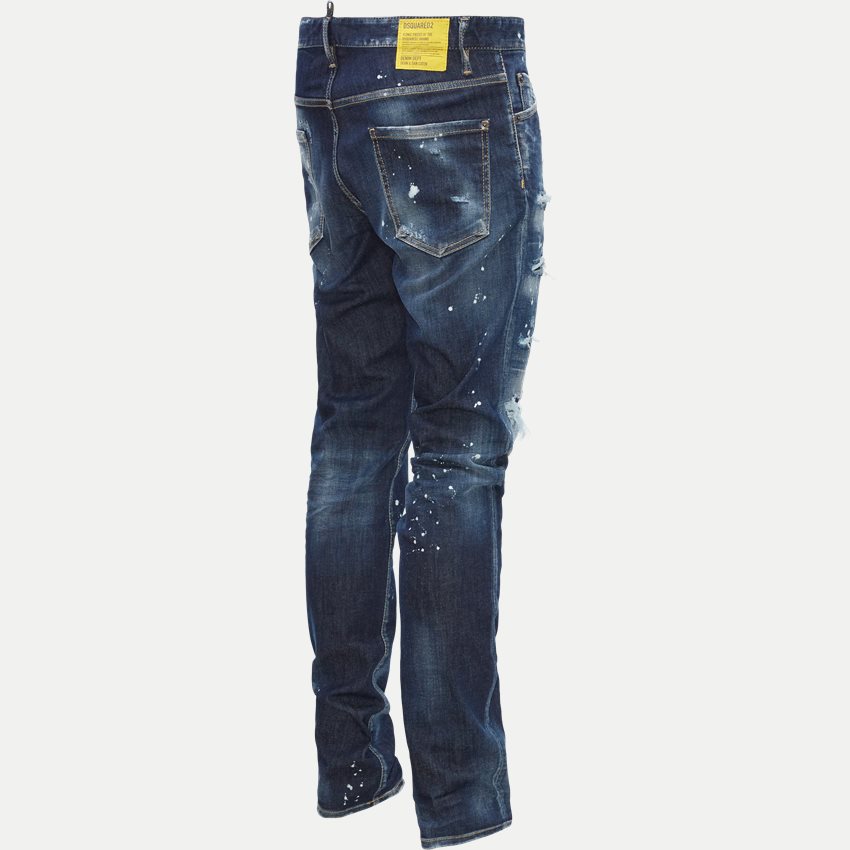 Ripped Bleach Wash Cool Guy Jeans
