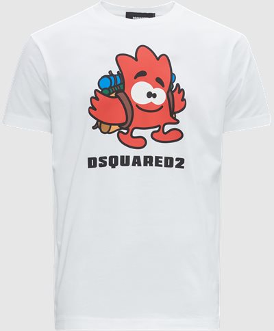 Dsquared2 T-shirts S71GD1187 S23009 Hvid