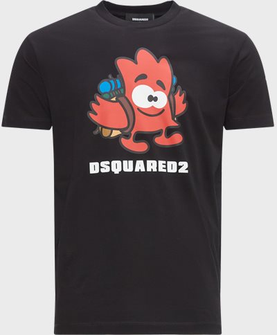 Dsquared2 T-shirts S71GD1187 S23009 Sort
