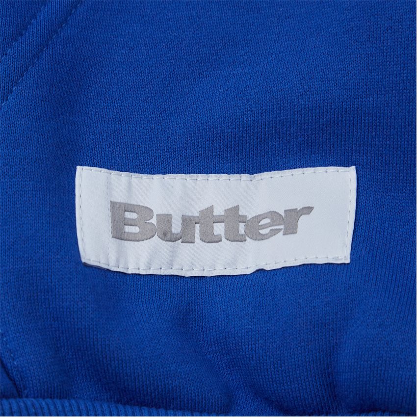 Butter Goods Sweatshirts JAZZ CHENILLE APPLIQUE BLÅ