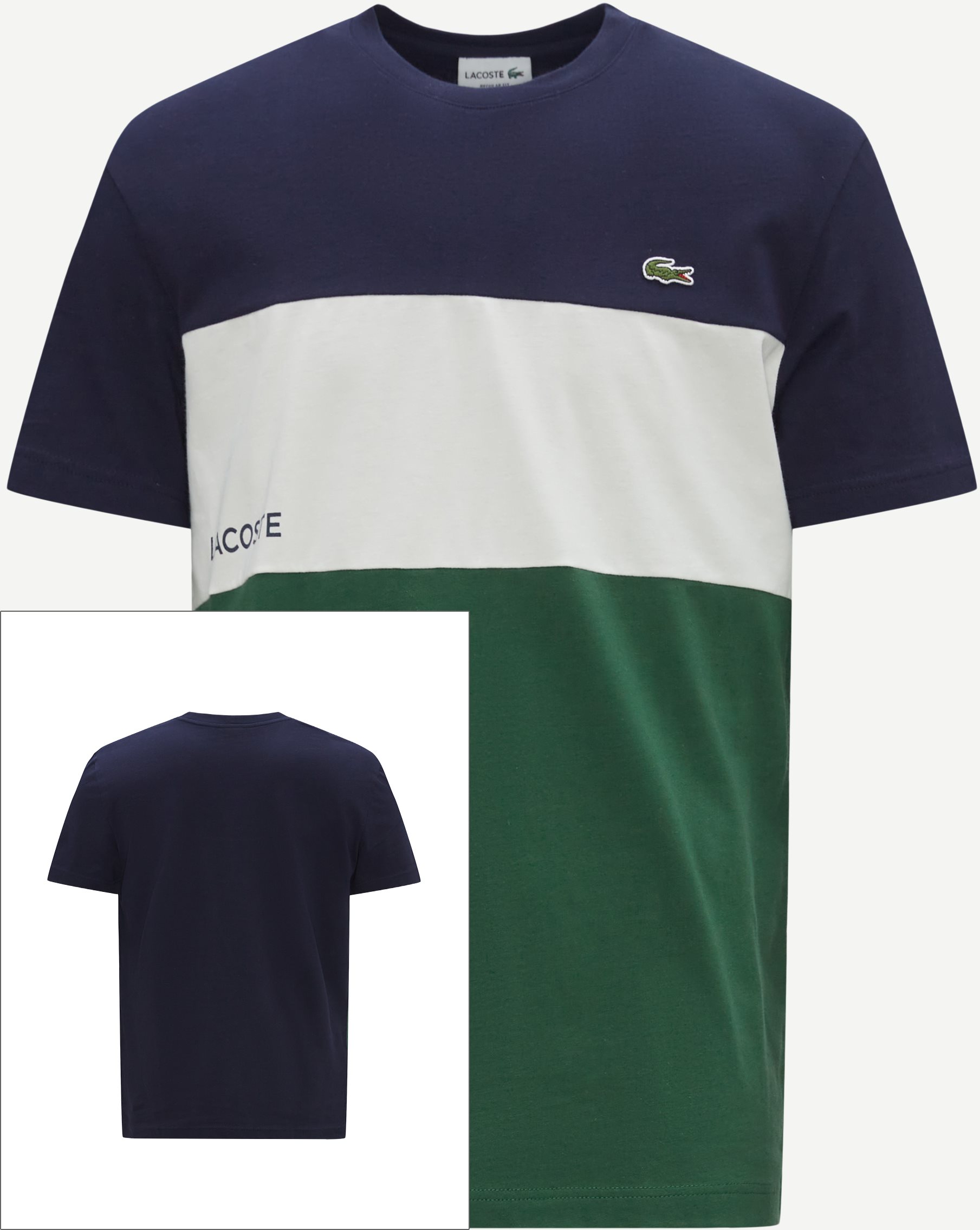 Lacoste T-shirts TH3384 Grön