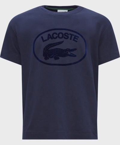 Lacoste T-shirts TH0244 Blå