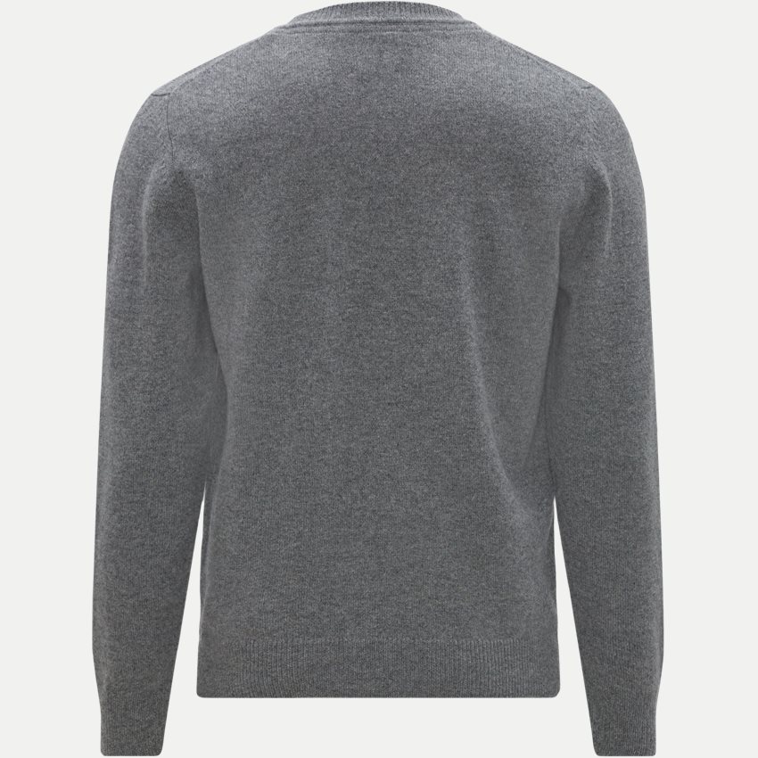 Norse Projects Stickat SIGFRED LAMBSWOOL GRÅ
