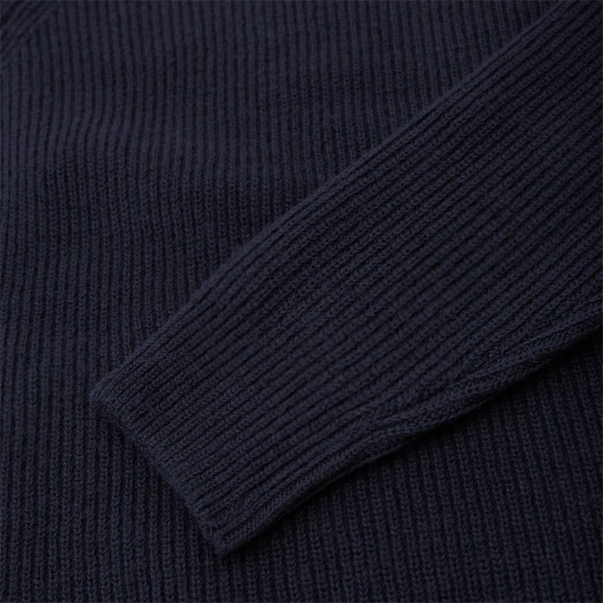 Norse Projects Stickat ROALD COTTON WOOL NAVY