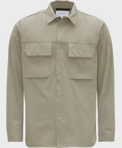 Norse Projects Shirts JENS TRAVEL LIGHT Grey