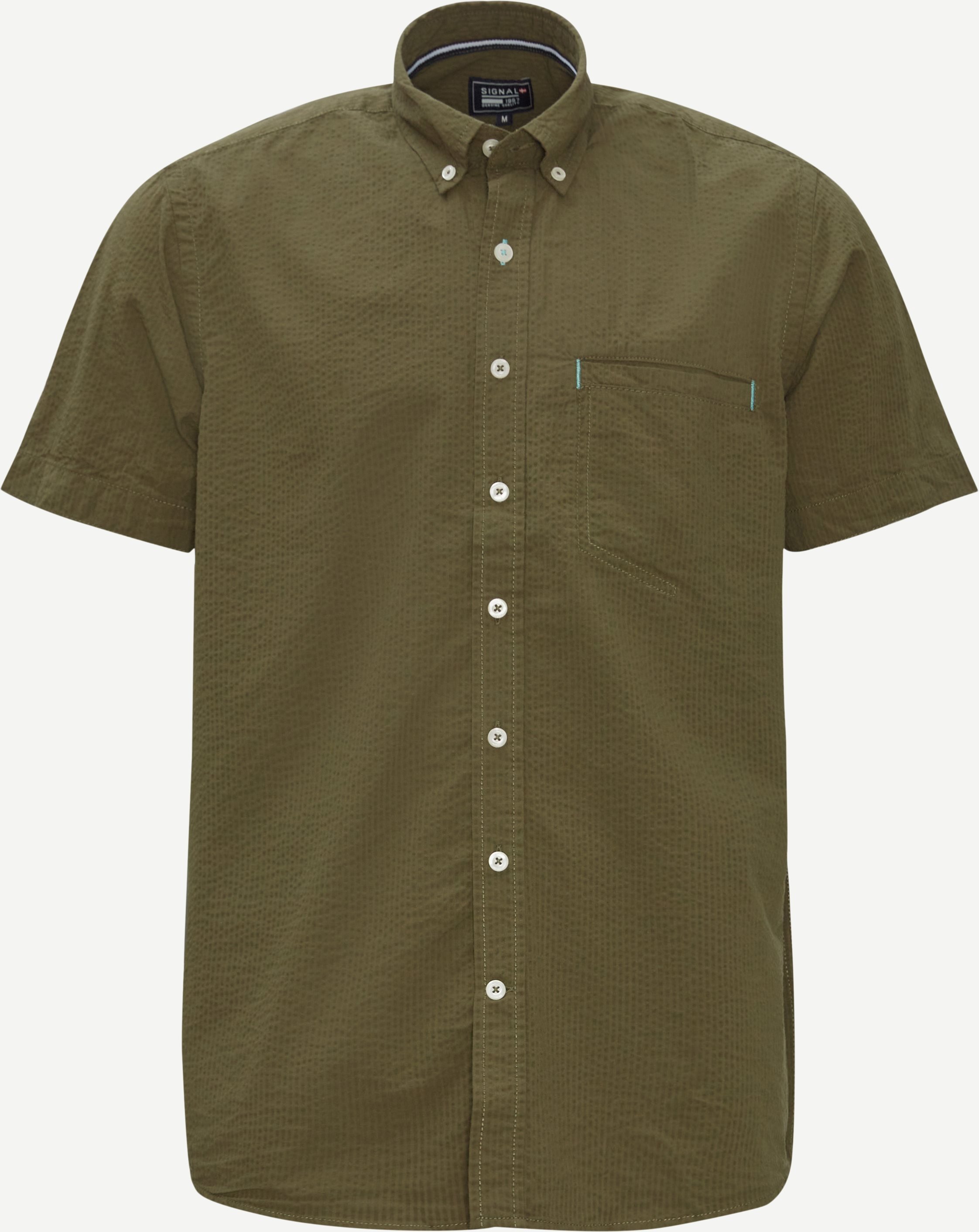 Short-sleeved shirts - Regular fit - Army