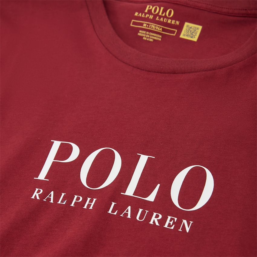 Polo Ralph Lauren T-shirts 714862615 FW22 BORDEAUX