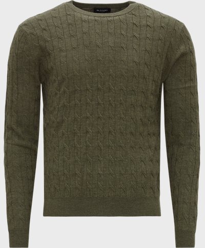 Sand Knitwear FINE MERINO CABLE IQ Green