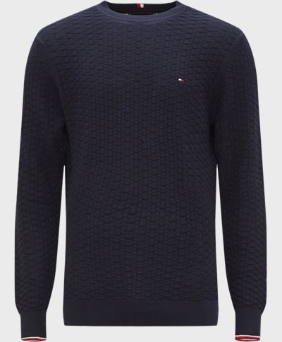 Tommy Hilfiger Knitwear 28111 EXAGGERATED STRUCTURE C Blue