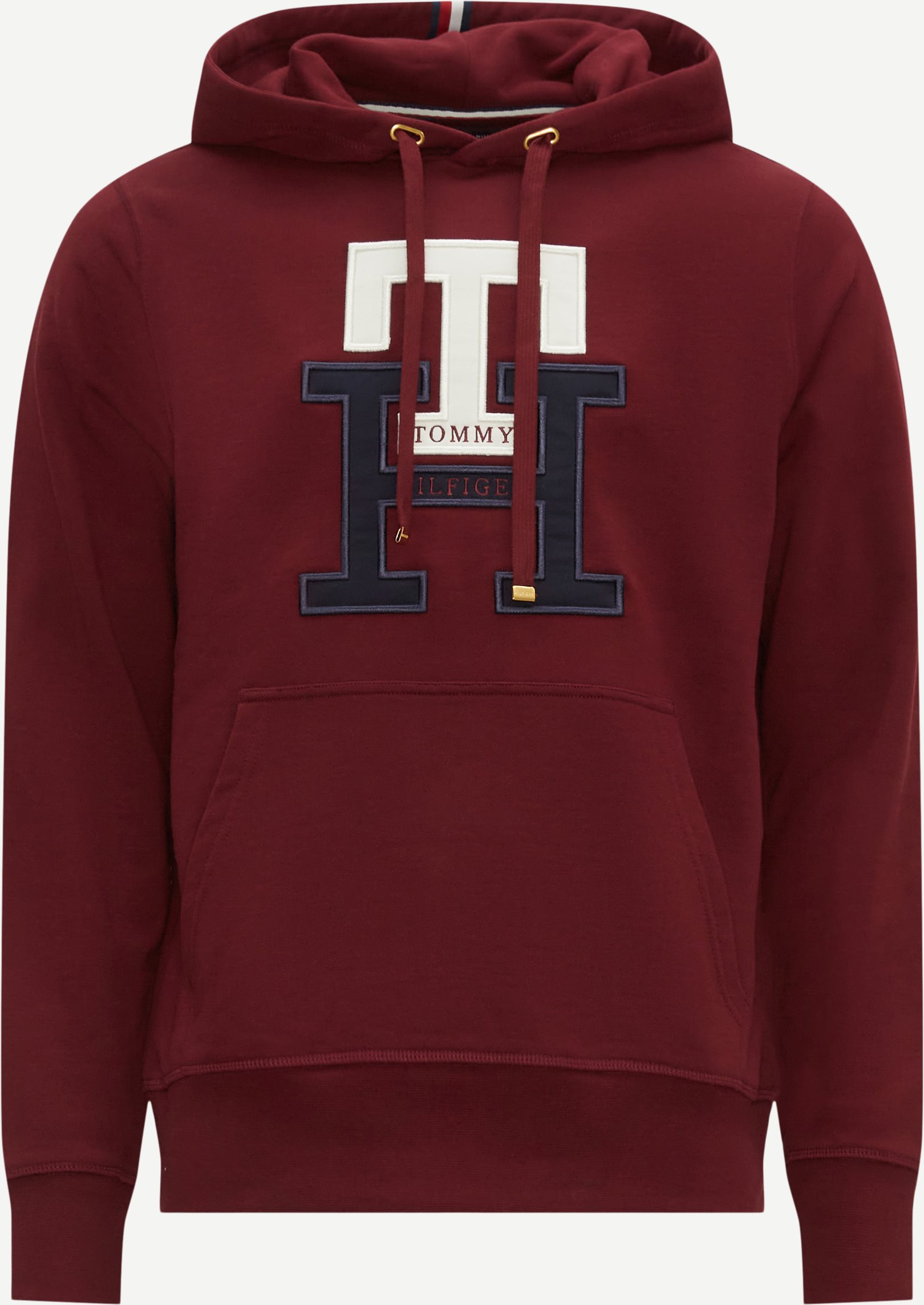 Tommy Hilfiger Sweatshirts 28187 LUX MONOGRAM HOODY Bordeaux